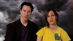 Keanu Reeves und Alanis Morissette (v.l.n.r.) © Sunfilm - The Great Warming