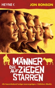 M�nner die auf Ziegen starren