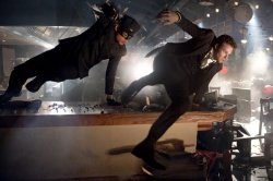 Kato (Jay Chou) und Brit Reid (Seth Rogen) in Action - The Green Hornet