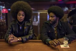 Patrice Dumas (Laura Harrier) und Ron Stallworth (John David Washington) - BlacKkKlansman