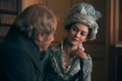Fouch (Fabrice Luchini), La Baronne (Olga Kurylenko) - Vidocq - Herrscher der Unterwelt