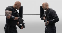 Luke Hobbs (Dwayne Johnson),Deckard Shaw (Hason Statham) - Fast & Furious: Hobbs & Shaw